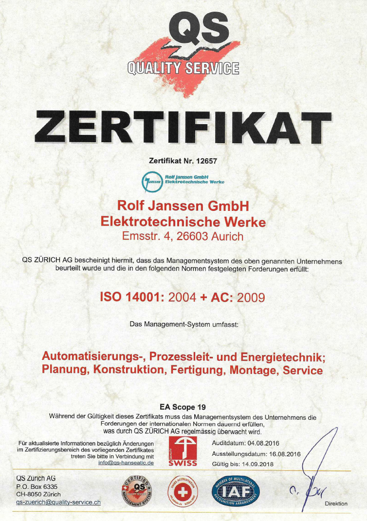ISO 14001:2004 + AC:2009